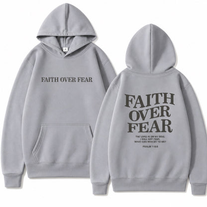 Faith Overcomes Fear Hoodie